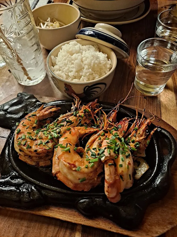 Gambas Flambée